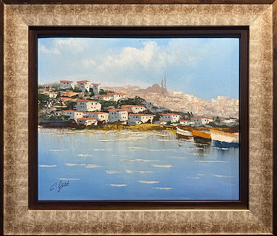 Cafer Öğüt imzalı tablo — Yağlı Boya, 25×30 cm, 1.600 TL müzayede satışı