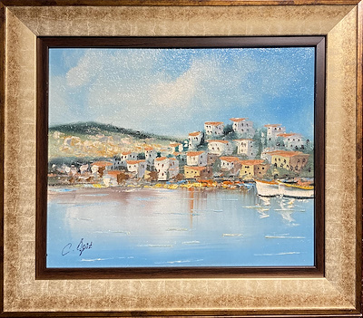 Cafer Öğüt imzalı tablo — Yağlı Boya, 25×30 cm, 1.500 TL müzayede satışı