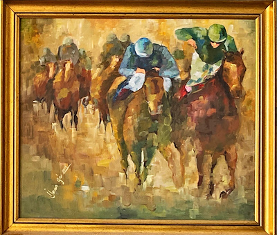 Ümran Giz imzalı tablo — Yağlı Boya, 58×48 cm, 9.000 TL müzayede satışı