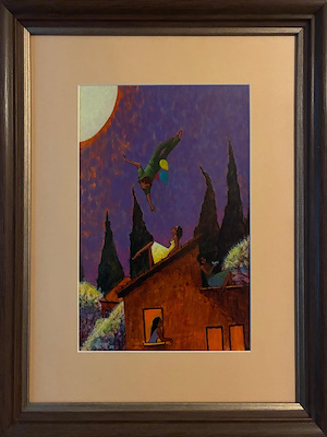 Kadir Öztoprak imzalı tablo — Karışık Teknik, 35×25 cm, 10.000 TL müzayede satışı