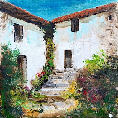 Alp Köklü imzalı tablo — Yağlı Boya, 30×30 cm, 2.500 TL müzayede satışı