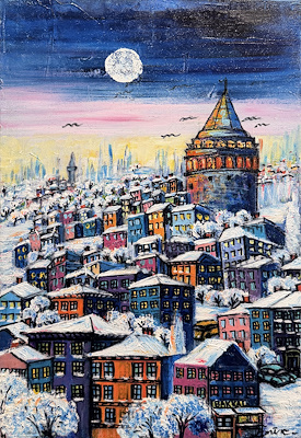 Emine Torun imzalı tablo — Yağlı Boya, 40×25 cm, 4.750 TL müzayede satışı