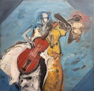 Mira Koldaş imzalı tablo — Yağlı Boya, 35×35 cm, 4.000 TL müzayede satışı