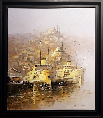 Mohammed Kazemi imzalı tablo — Yağlı Boya, 70×60 cm, 5.500 TL müzayede satışı