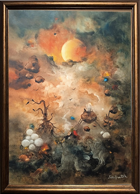 Selim Güventürk imzalı tablo — Yağlı Boya, 70×50 cm, 30.000 TL müzayede satışı
