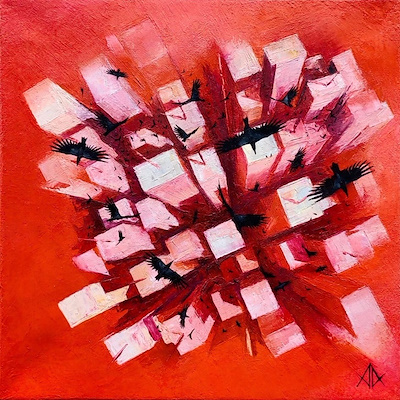 Adnan Avni imzalı tablo — Yağlı Boya, 30×30 cm, 3.000 TL müzayede satışı