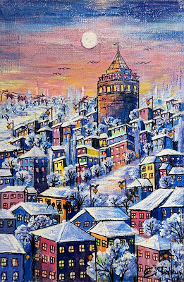 Emine Torun imzalı tablo — Yağlı Boya, 30×20 cm, 2.500 TL müzayede satışı