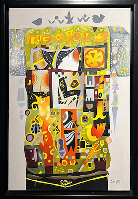 Haluk Evitan imzalı tablo — Yağlı Boya, 60×40 cm, 27.500 TL müzayede satışı