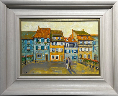 Elena Melnikova imzalı tablo — Yağlı Boya, 25×35 cm, 2.250 TL müzayede satışı