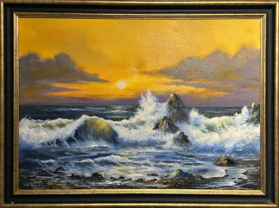 Cafer Öğüt imzalı tablo — Yağlı Boya, 50×70 cm, 4.250 TL müzayede satışı