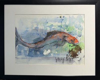 Yusuf Bilge imzalı tablo — Sulu Boya, 23×31 cm, 3.500 TL müzayede satışı