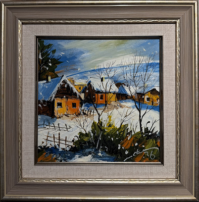 Metin Mankaloğlu imzalı tablo — Akrilik Boya, 20×20 cm, 3.250 TL müzayede satışı