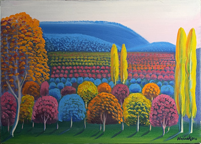 Hasan Kara imzalı tablo — Akrilik Boya, 50×70 cm, 5.000 TL müzayede satışı