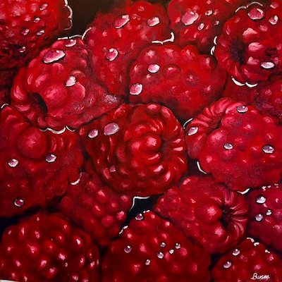 Büşra Söylemez imzalı tablo — Yağlı Boya, 40×40 cm, 2.000 TL müzayede satışı