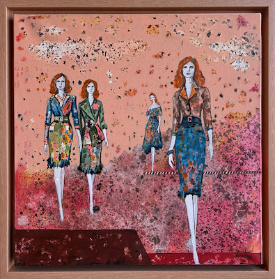Emel Genç imzalı tablo — Akrilik Boya, 50×50 cm, 7.500 TL müzayede satışı