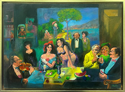 Halis Karakurt imzalı tablo — Yağlı Boya, 50×70 cm, 24.000 TL müzayede satışı
