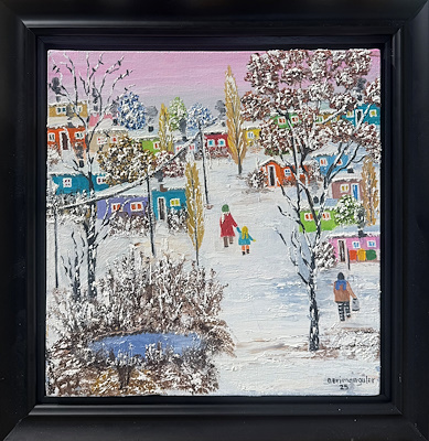 Neriman Güler imzalı tablo — Yağlı Boya, 50×50 cm, 9.000 TL müzayede satışı