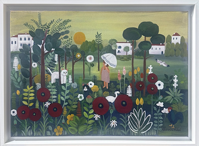 Chermine Vidori imzalı tablo — Akrilik Boya, 40×60 cm, 30.000 TL müzayede satışı