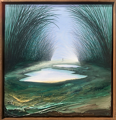 Yasin Canlı imzalı tablo — Akrilik Boya, 70×70 cm, 25.000 TL müzayede satışı