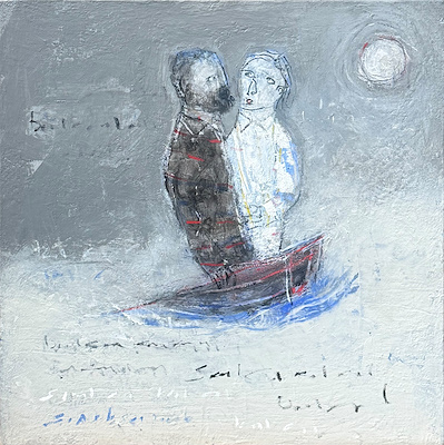 Şükrü Aslışen imzalı tablo — Akrilik Boya, 30×30 cm, 4.500 TL müzayede satışı