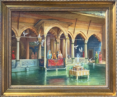 Kamil Aslanger imzalı tablo — Yağlı Boya, 70×90 cm, 89.000 TL müzayede satışı