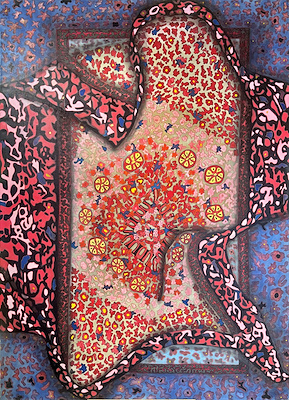 Sultan Adler imzalı tablo — Akrilik Boya, 180×130 cm, 18.000 TL müzayede satışı