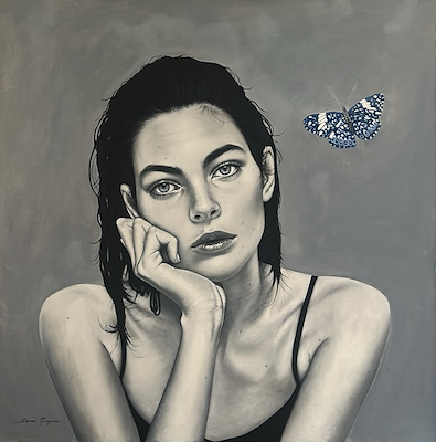 Sema Peyman imzalı tablo — Akrilik Boya, 100×100 cm, 19.000 TL müzayede satışı