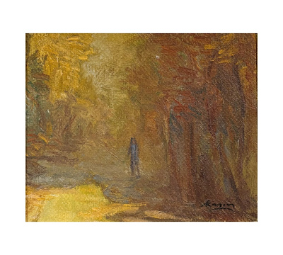Kasım Koçak imzalı tablo — Yağlı Boya, 17×21 cm, 12.500 TL müzayede satışı