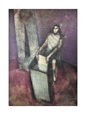 Bihrat Mavitan imzalı tablo — Yağlı Boya, 70×50 cm, 17.000 TL müzayede satışı