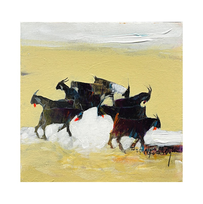 Necati Seydi Ferahoğlu imzalı tablo — Yağlı Boya, 20×20 cm, 4.500 TL müzayede satışı