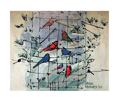 Hasan Pekmezci imzalı tablo — Yağlı Boya, 40×50 cm, 17.000 TL müzayede satışı