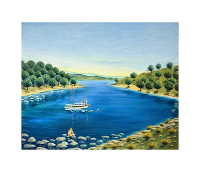 Adil Ocak imzalı tablo — Yağlı Boya, 45×55 cm, 8.500 TL müzayede satışı