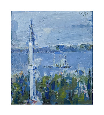 Gürdal Duyar imzalı tablo — Yağlı Boya, 27×24 cm, 6.000 TL müzayede satışı