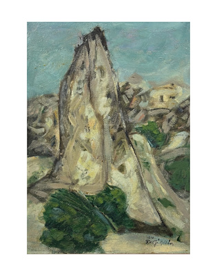 Ömer Lütfi Çetin imzalı tablo — Yağlı Boya, 46×33 cm, 1.250 TL müzayede satışı
