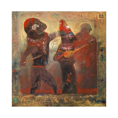 Mustafa Delioğlu imzalı tablo — Yağlı Boya, 60×60 cm, 55.000 TL müzayede satışı