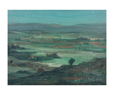 Mustafa Özel imzalı tablo — Yağlı Boya, 26×34 cm, 8.000 TL müzayede satışı