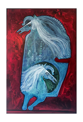 Süleyman Saim Tekcan imzalı tablo — Yağlı Boya, 95×65 cm, 310.000 TL müzayede satışı