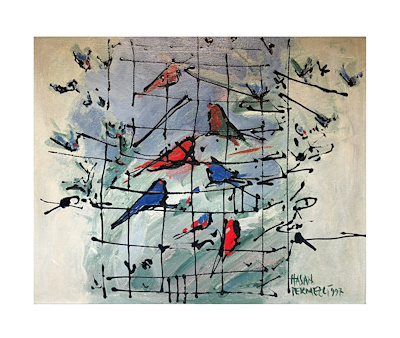 Hasan Pekmezci imzalı tablo — Yağlı Boya, 40×50 cm, 12.000 TL müzayede satışı