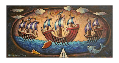 Gültekin Serbest imzalı tablo — Akrilik Boya, 50×100 cm, 27.000 TL müzayede satışı