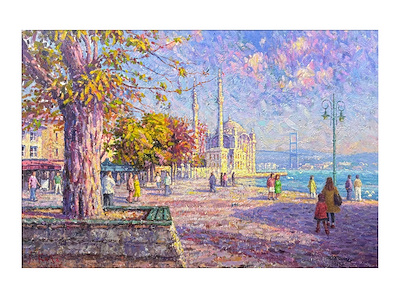 Selahattin Kara imzalı tablo — Yağlı Boya, 60×90 cm, 180.000 TL müzayede satışı