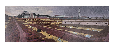 Muhsin Kut imzalı tablo — Yağlı Boya, 40×110 cm, 220.000 TL müzayede satışı