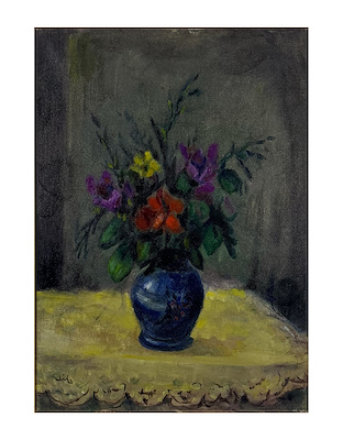 Elif Naci imzalı tablo — Yağlı Boya, 45×34 cm, 70.000 TL müzayede satışı