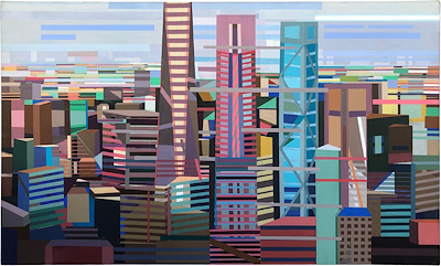 Zihni Özil imzalı tablo — Yağlı Boya, 110×200 cm, 40.000 TL müzayede satışı