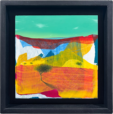 Mehmet Yıldırım imzalı tablo — Yağlı Boya, 20×20 cm, 4.000 TL müzayede satışı