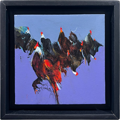 Necati Seydi Ferahoğlu imzalı tablo — Yağlı Boya, 20×20 cm, 4.000 TL müzayede satışı