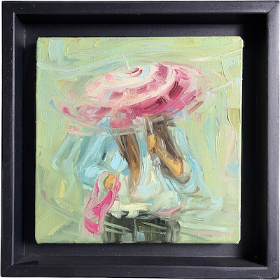 Mustafa Albayrak imzalı tablo — Yağlı Boya, 20×20 cm, 5.000 TL müzayede satışı