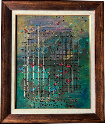 Hasan Pekmezci imzalı tablo — Yağlı Boya, 50×40 cm, 18.000 TL müzayede satışı