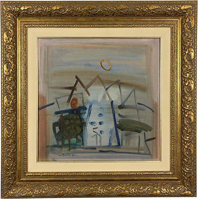 Adnan Turani imzalı tablo — Yağlı Boya, 50×50 cm, 165.000 TL müzayede satışı