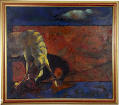 Temur Köran imzalı tablo — Yağlı Boya, 63×74 cm, 92.500 TL müzayede satışı