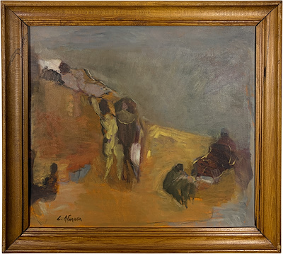 Cavit Atmaca imzalı tablo — Yağlı Boya, 40×45 cm, 22.000 TL müzayede satışı